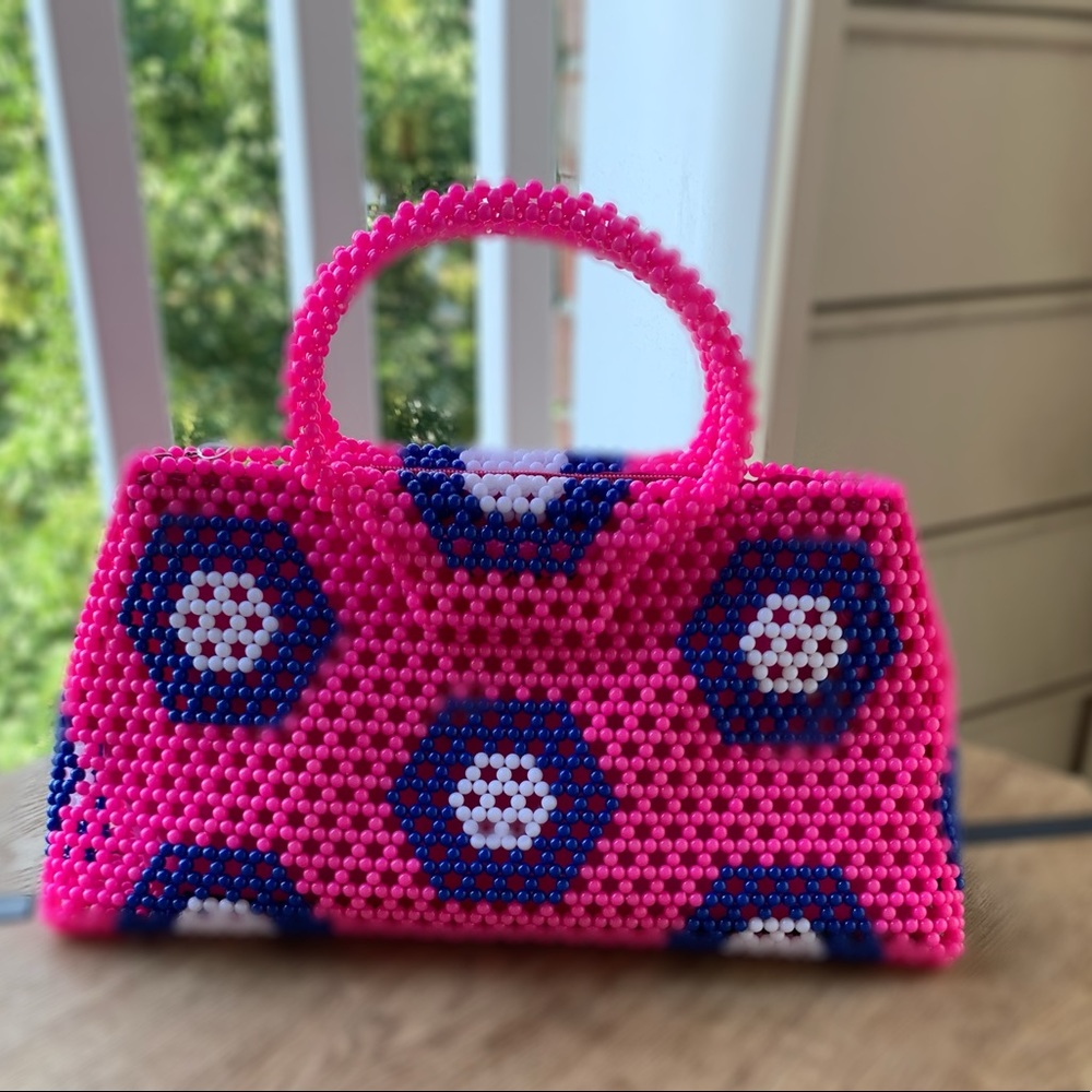 SHEBBAH HANDMADE BEADED HANDBAG